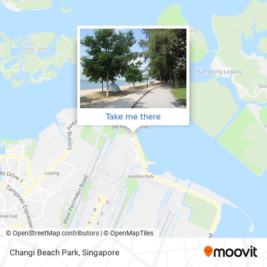 Changi Beach Park地图