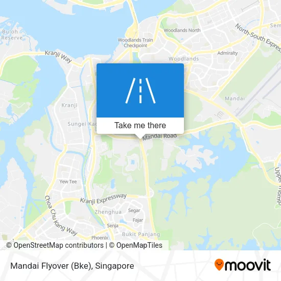 Mandai Flyover (Bke)地图