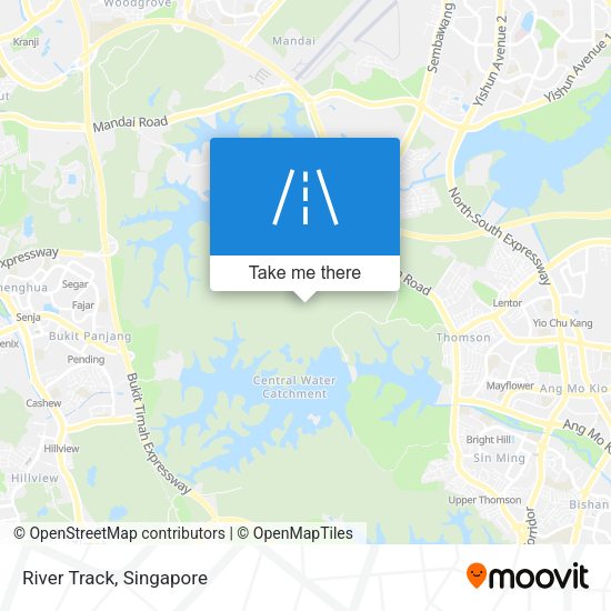 River Track map
