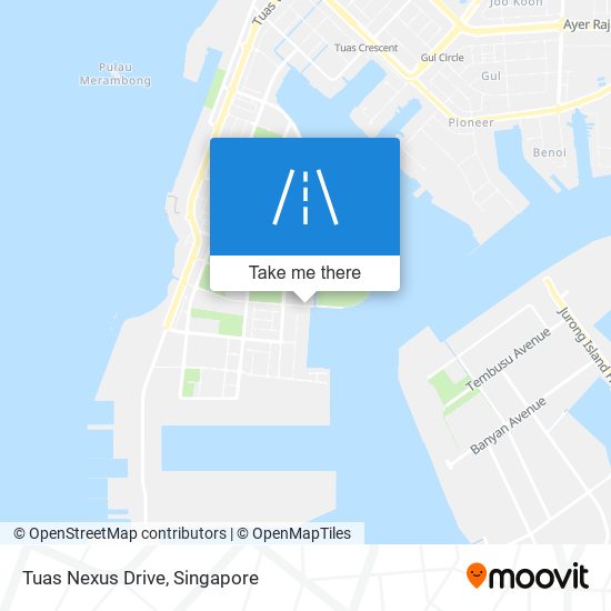 Tuas Nexus Drive map