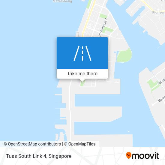 Tuas South Link 4 map