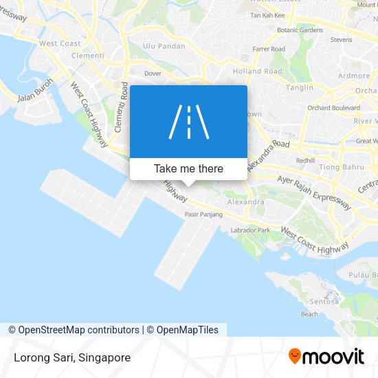 Lorong Sari map