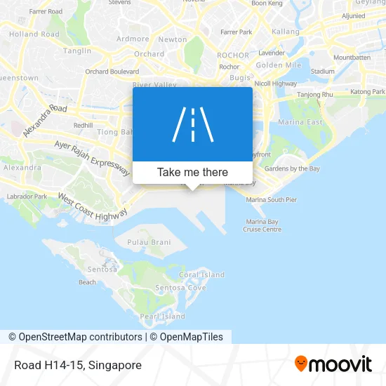 Road H14-15 map