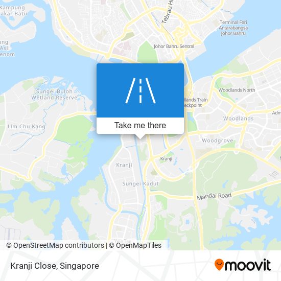 Kranji Close map