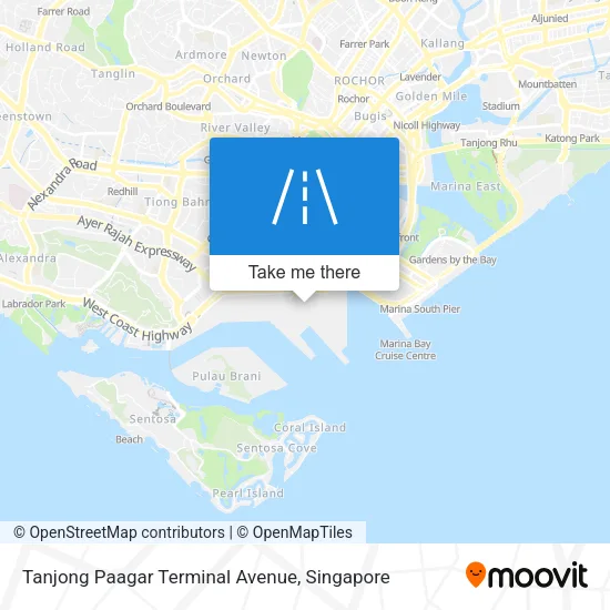 Tanjong Paagar Terminal Avenue map