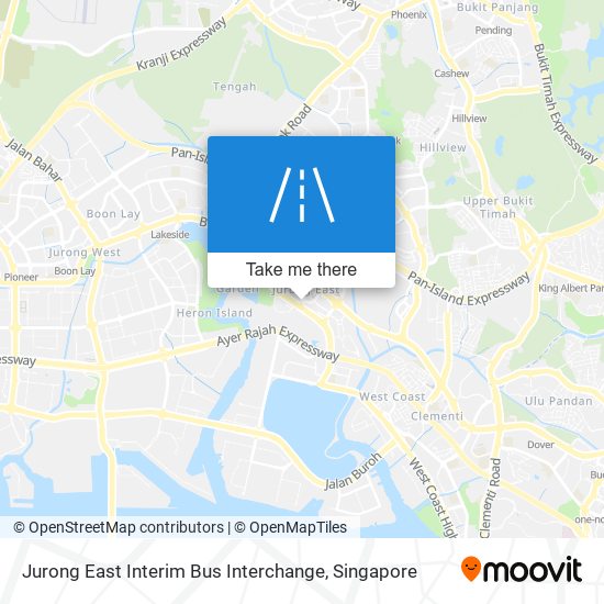 Jurong East Interim Bus Interchange map