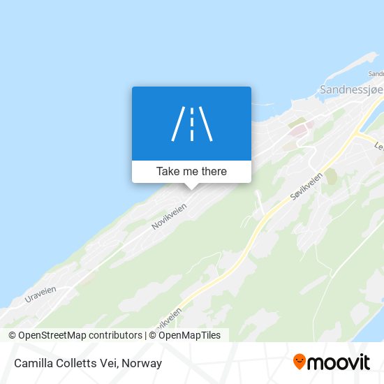 Camilla Colletts Vei map