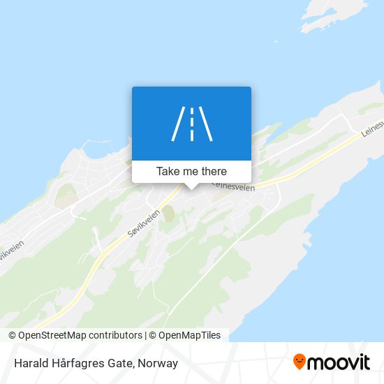 Harald Hårfagres Gate map