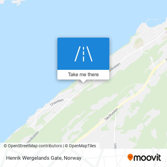 Henrik Wergelands Gate map