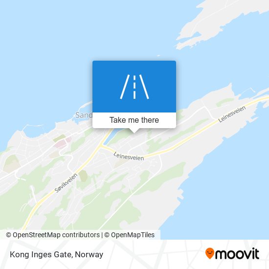 Kong Inges Gate map