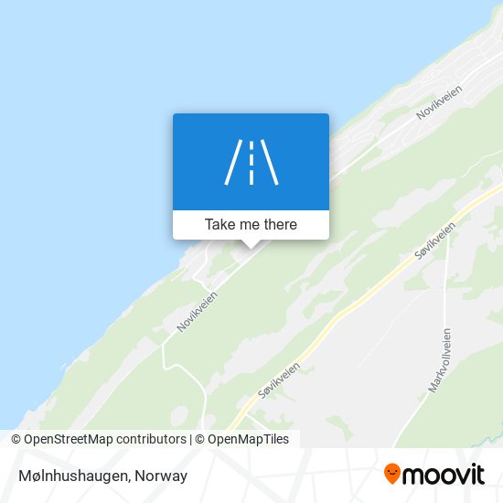 Mølnhushaugen map
