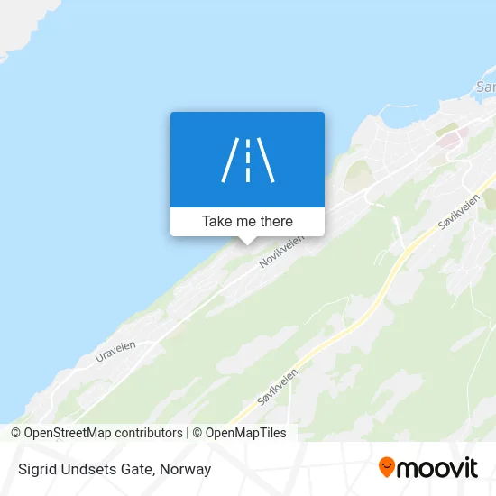 Sigrid Undsets Gate map