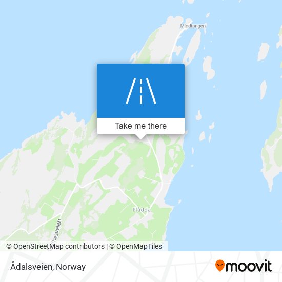 Ådalsveien map