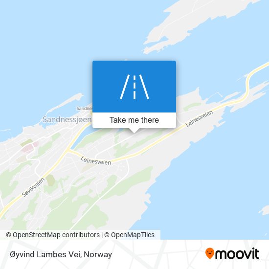 Øyvind Lambes Vei map
