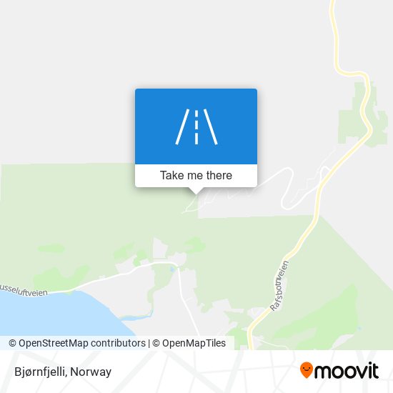 Bjørnfjelli map