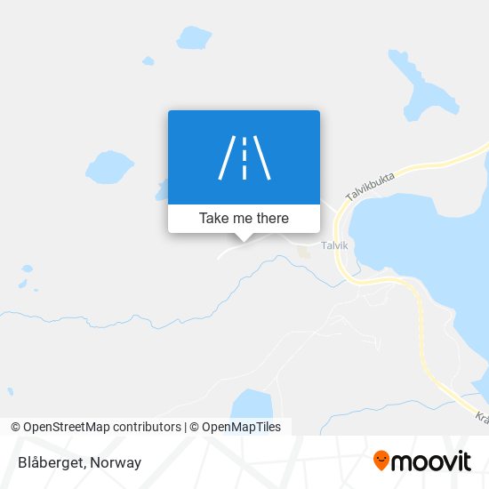 Blåberget map