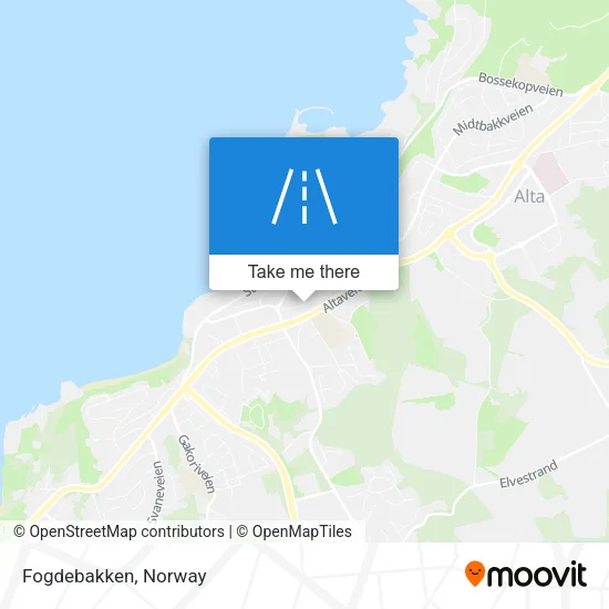 Fogdebakken map