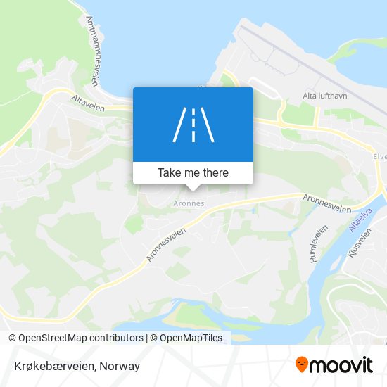 Krøkebærveien map