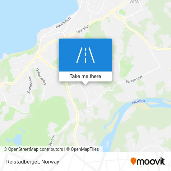 Reistadberget map