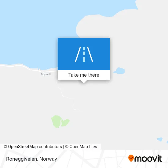 Roneggiveien map