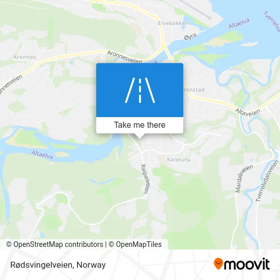 Rødsvingelveien map