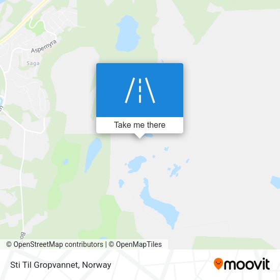 Sti Til Gropvannet map