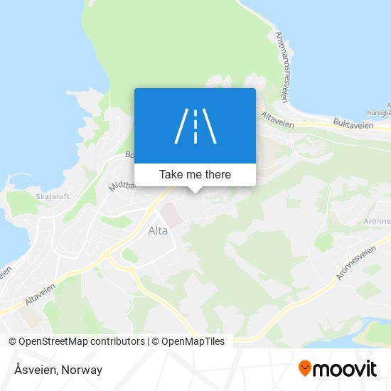 Åsveien map