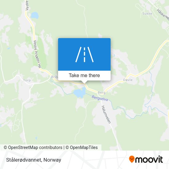 Stålerødvannet map
