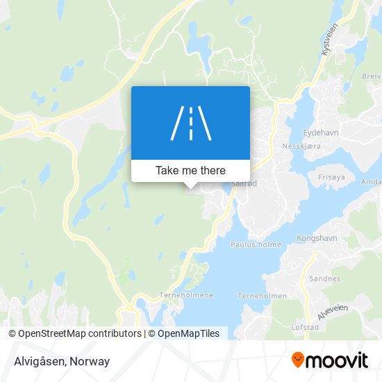 Alvigåsen map