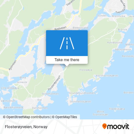 Flosterøyveien map
