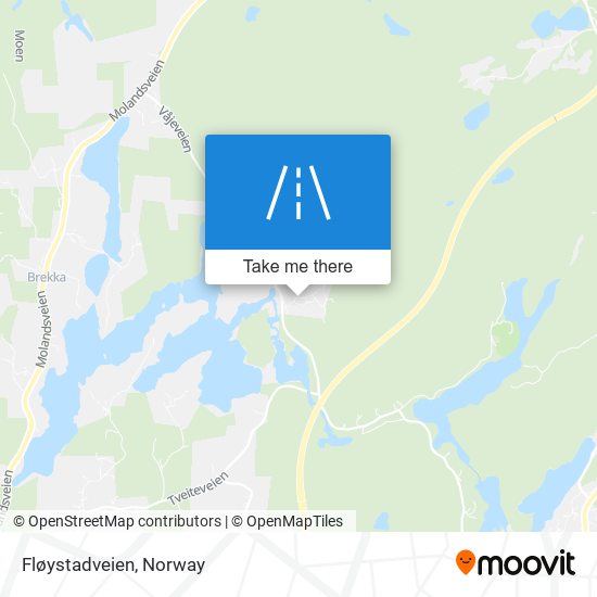 Fløystadveien map