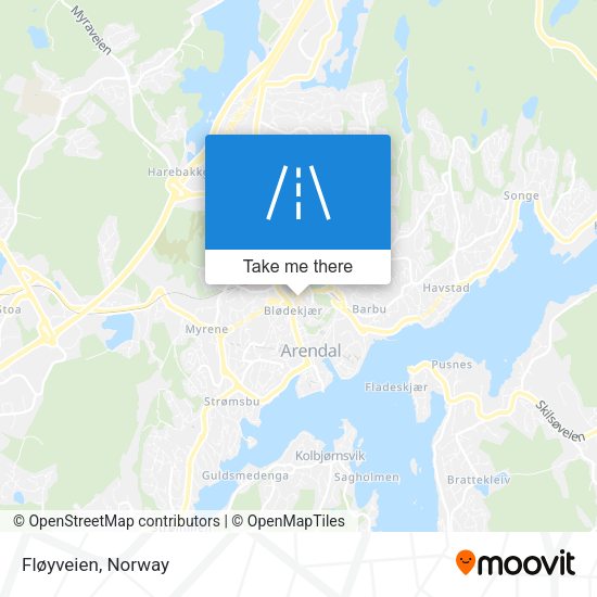 Fløyveien map