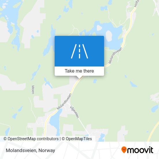 Molandsveien map