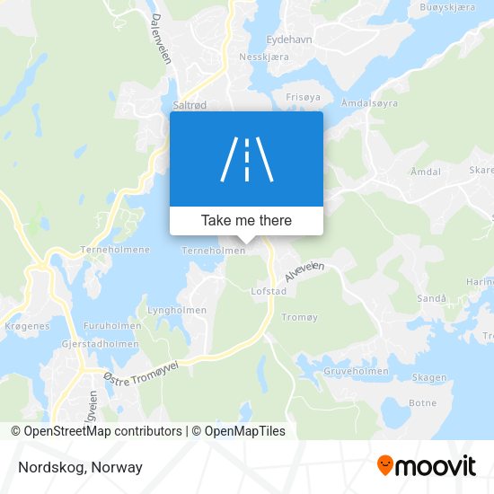 Nordskog map