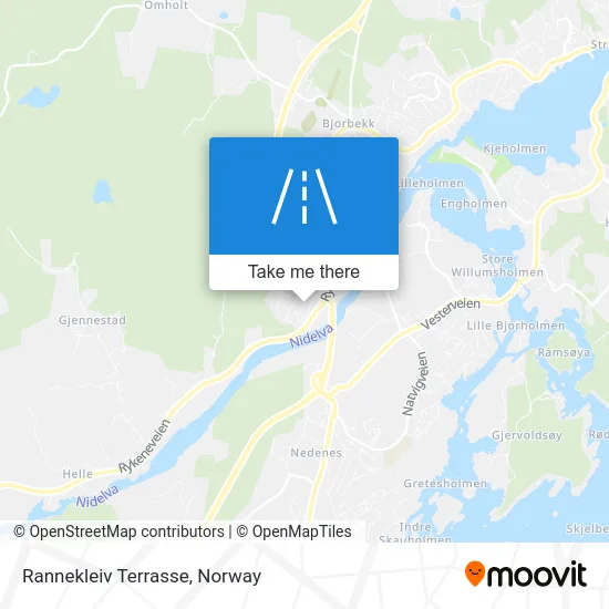 Rannekleiv Terrasse map