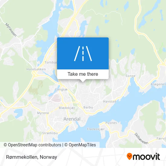 Rømmekollen map