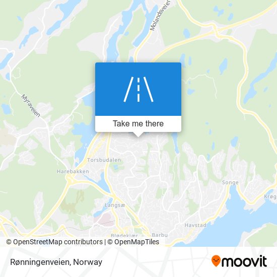 Rønningenveien map