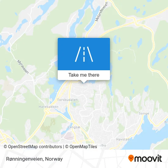 Rønningenveien map