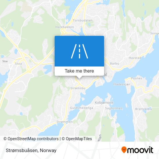 Strømsbuåsen map