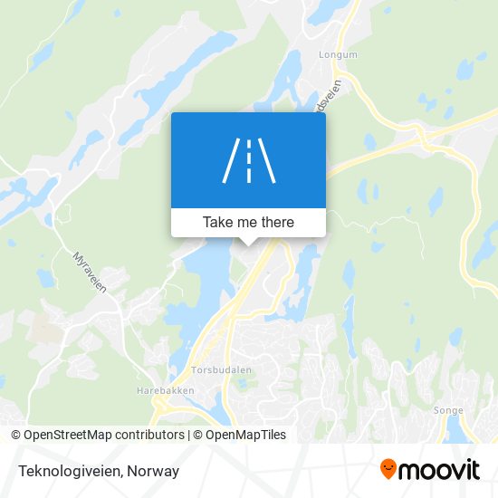 Teknologiveien map