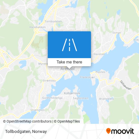 Tollbodgaten map