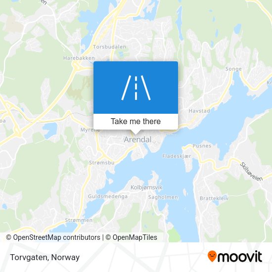 Torvgaten map