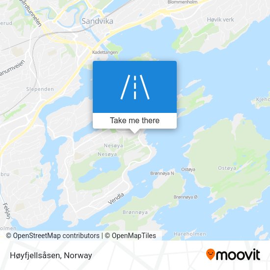 Høyfjellsåsen map