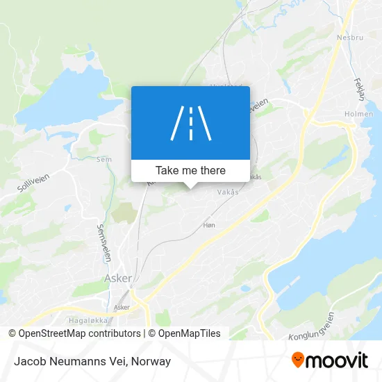 Jacob Neumanns Vei map