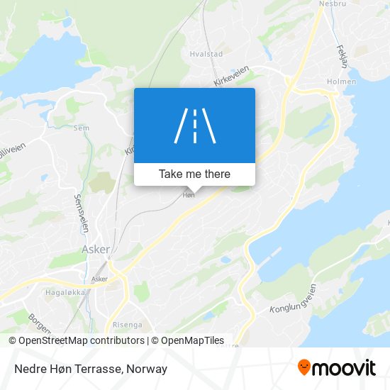 Nedre Høn Terrasse map