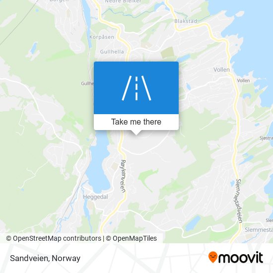 Sandveien map