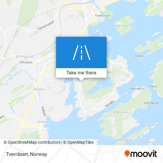 Tverråsen map