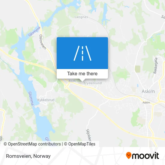 Romsveien map