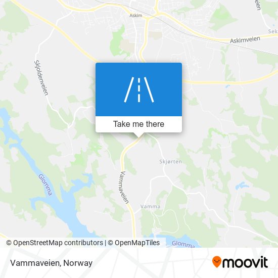 Vammaveien map