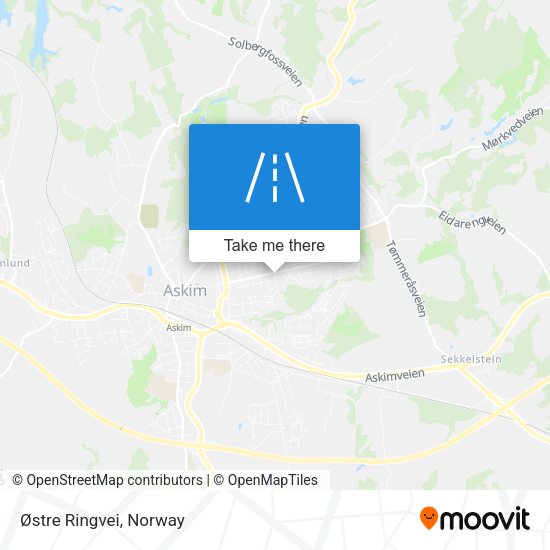 Østre Ringvei map